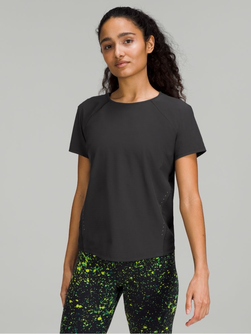 lululemon athletica Short Sleeve Run Tee - Black
